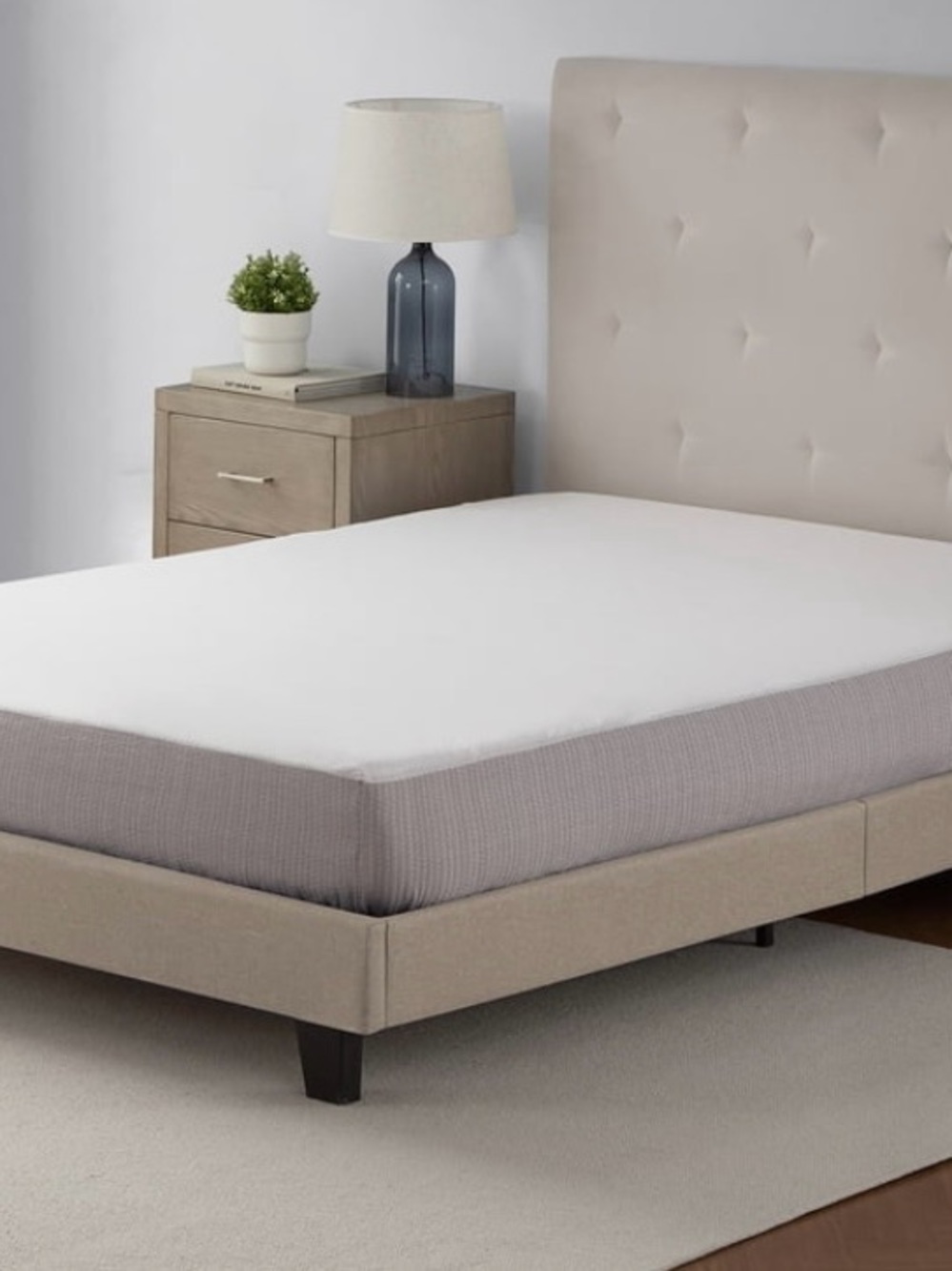 Box Spring Cover Sz King Gray - Matelasse Better Home and Gardens NWOT